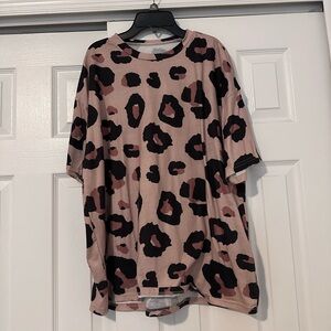 Leopard Print Women's Top